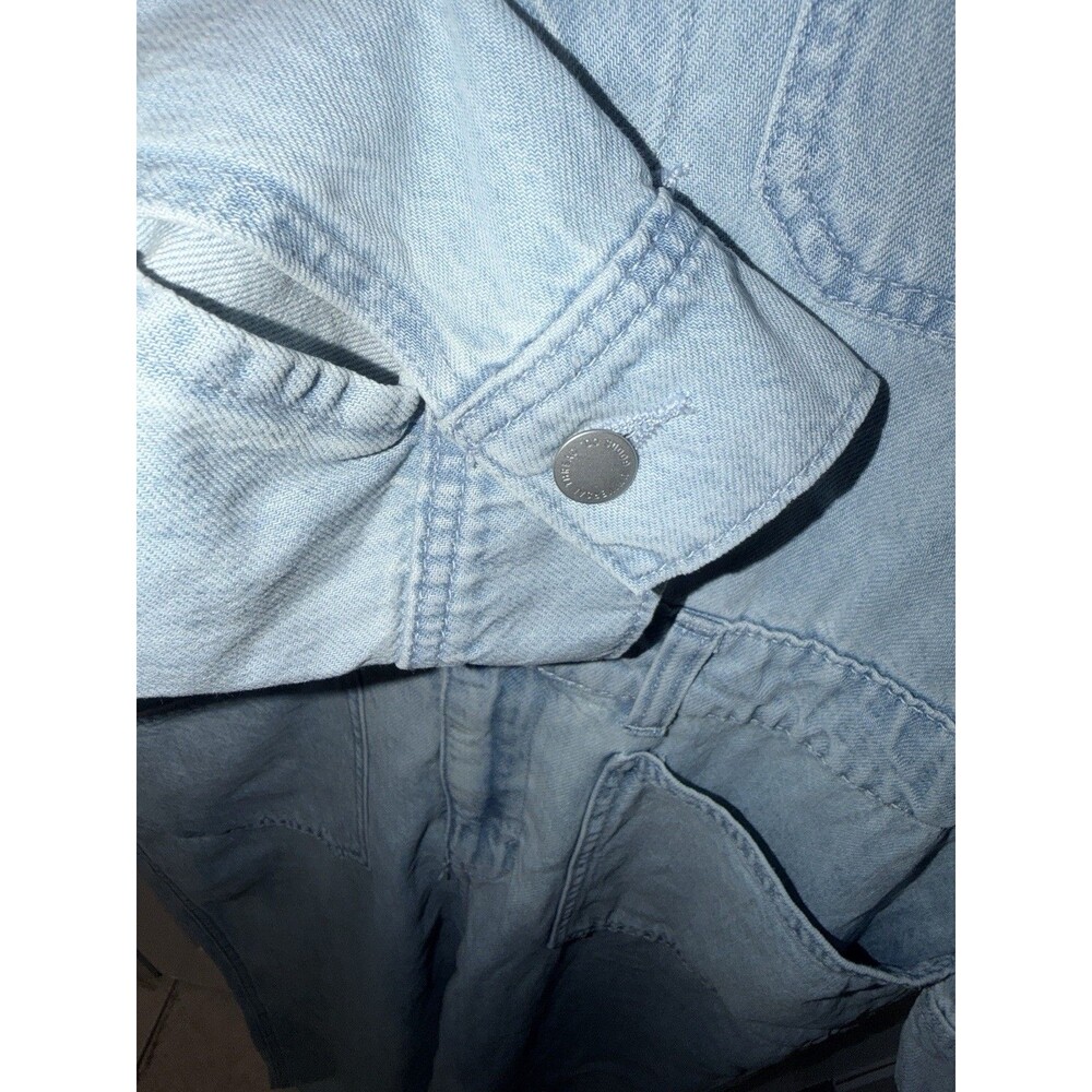 Universal Thread Jumpsuit Womens Sz 12 Utility Baggy Denim Boiler Suit New - Picture 6 of 9